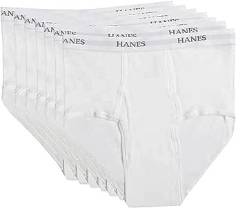 Hanes Ultimate Men's 100% Cotton Full-Rise Briefs, 7-Pack Extended Size