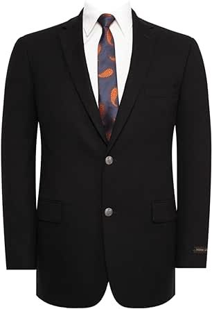 Men's Sport Coat Blazer Classic Fit 2 Button Notch Lapel Business Jackets Suits