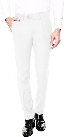 COOFANDY Men's Classic Fit Flat Front Dress Pants No Iron Premium Casual Pants Expandable Waist Suit Pants