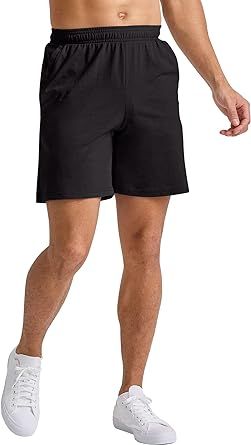 Hanes Men's Originals Pull-on Jersey, Lightweight Tri-Blend Shorts with Pockets