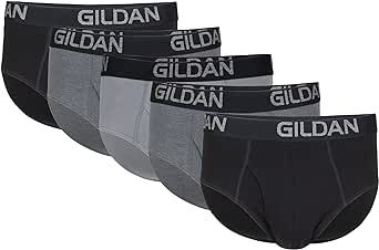 Gildan Men's Underwear Cotton Stretch Briefs, 5-Pack