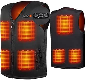 ARRIS Heated Vest for Men with Battery Pack Included, Size Adjustable Electric Heating Clothing